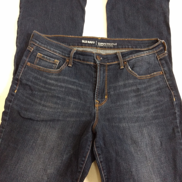 old navy curvy profile jeans